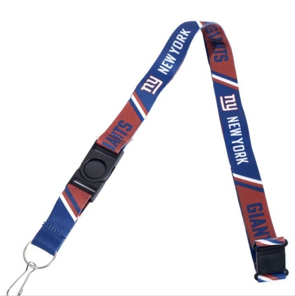 New With Tags New York Giants LANYARD. USE FOR Keys , Phone, ECT It - Picture 2 of 6